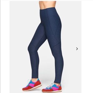 Outdoor Voices Hi-Rise Warmup Legging - Navy